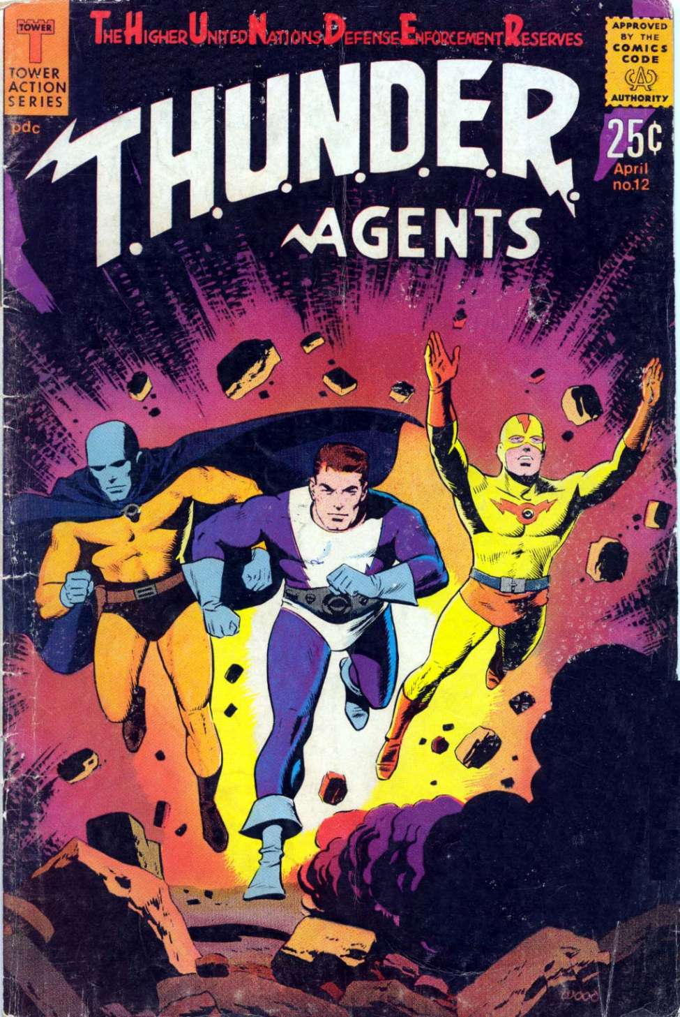 Comic Book Cover For T.H.U.N.D.E.R. Agents 12