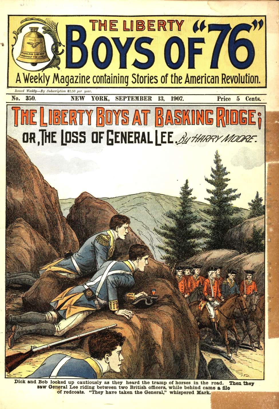Book Cover For The Liberty Boys of 76 350 - The Liberty Boys at Basking Ridge
