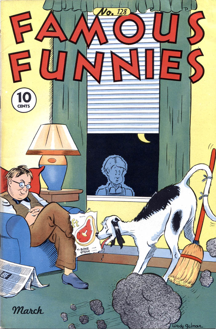 Book Cover For Famous Funnies 128