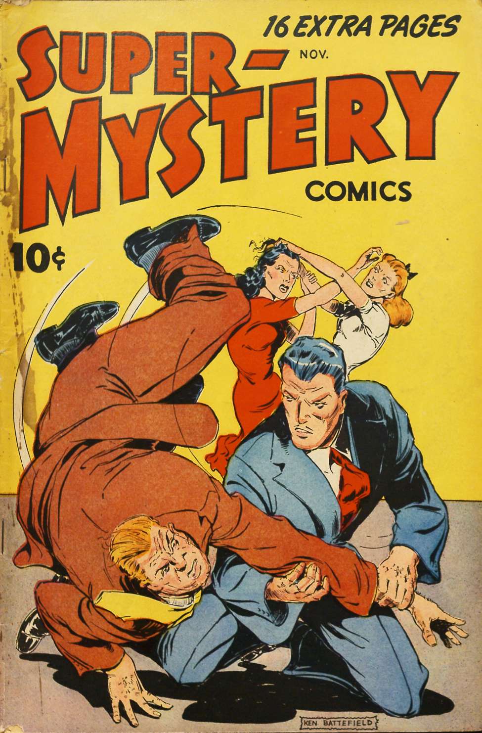 Comic Book Cover For Super-Mystery Comics v7 2