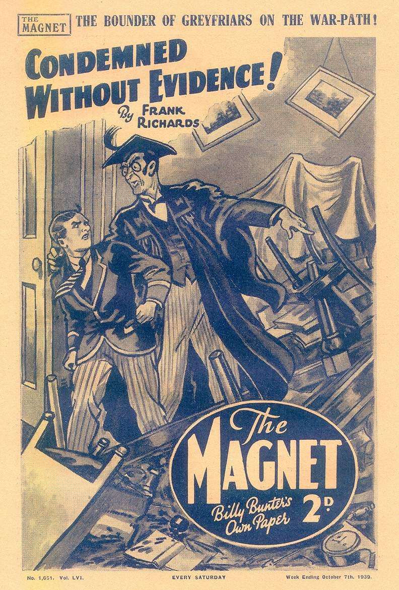 Comic Book Cover For The Magnet 1651 - Condemned Without Evidence