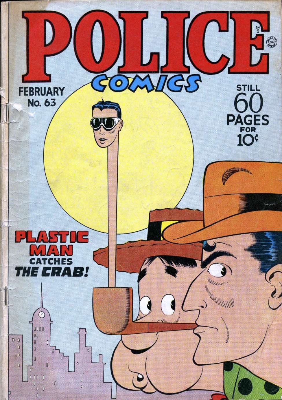 Book Cover For Police Comics 63