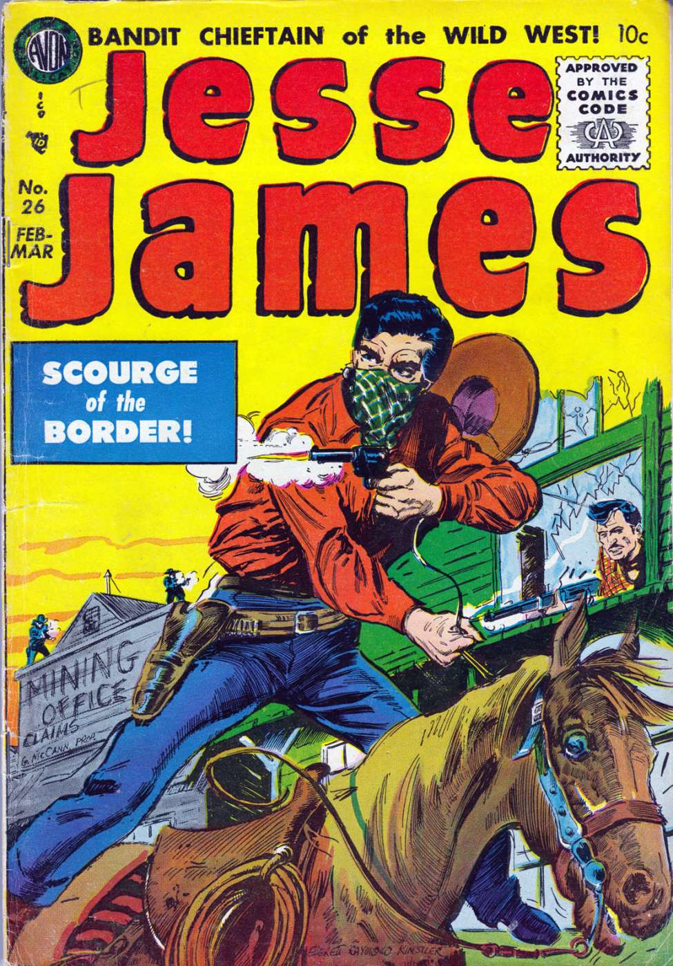 Comic Book Cover For Jesse James 26