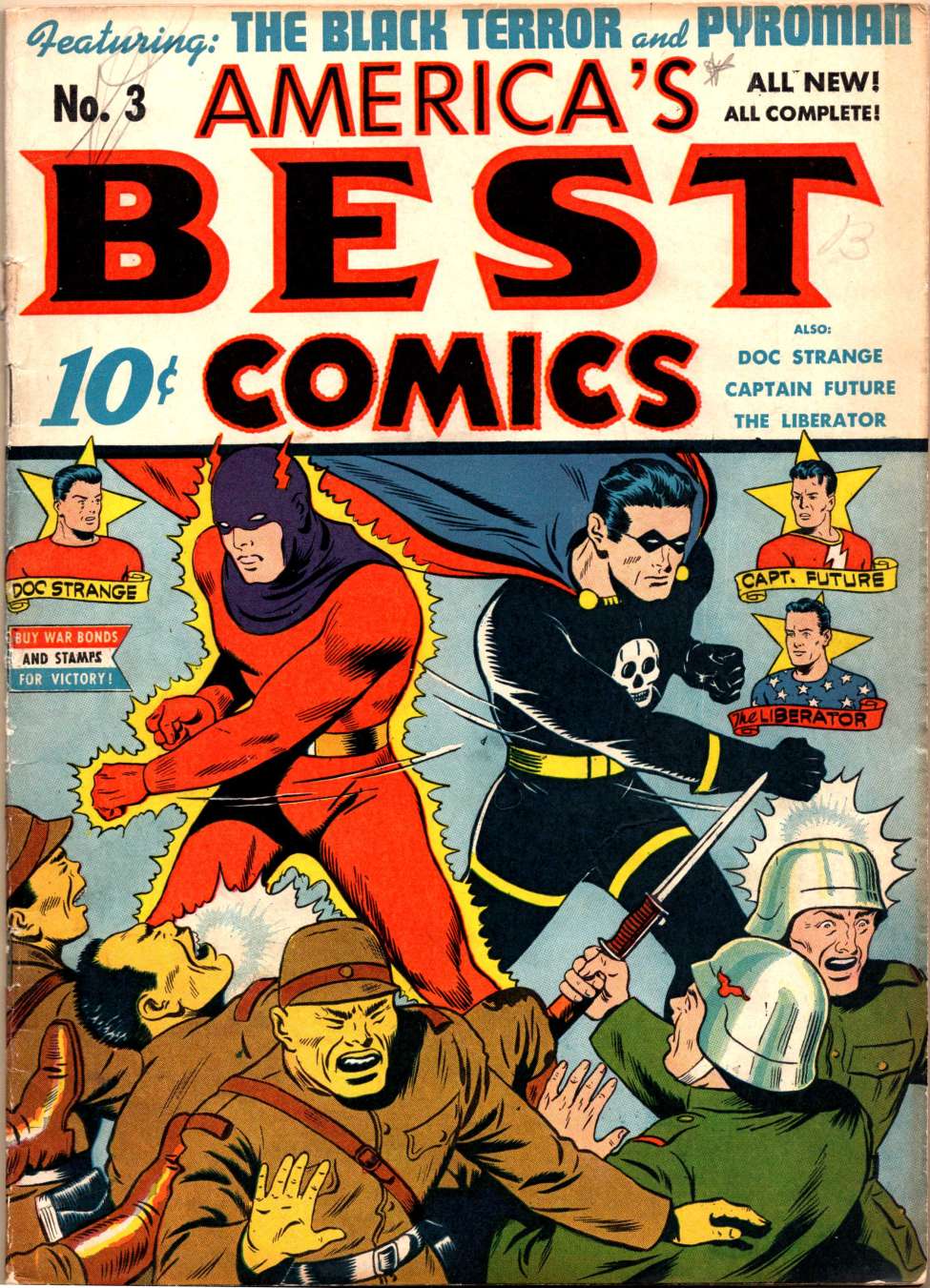 Comic Book Cover For America's Best Comics 3