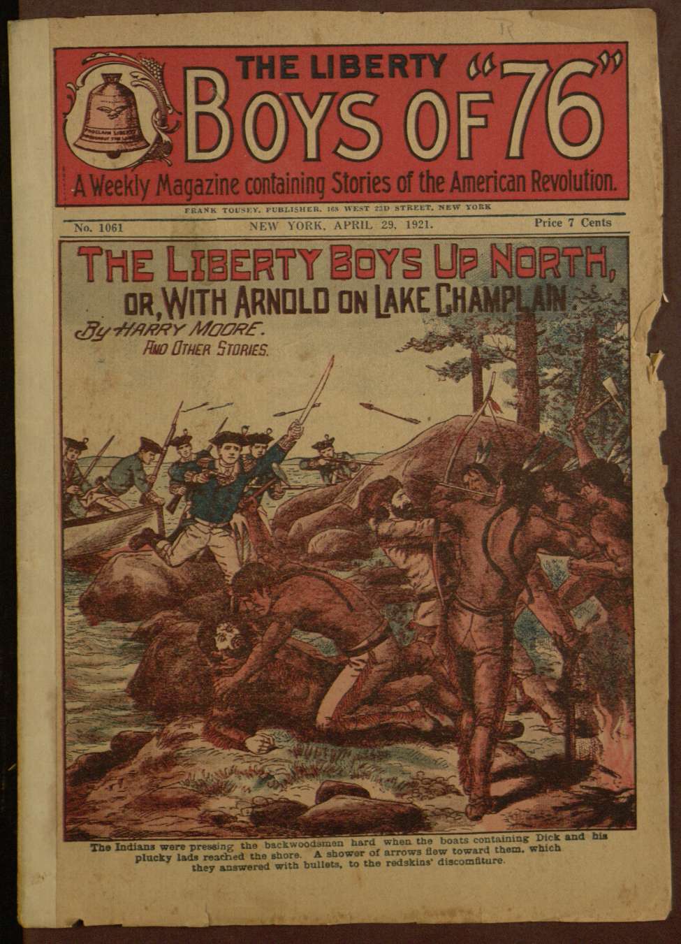 Book Cover For The Liberty Boys of 76 1061 - The Liberty Boys Up North