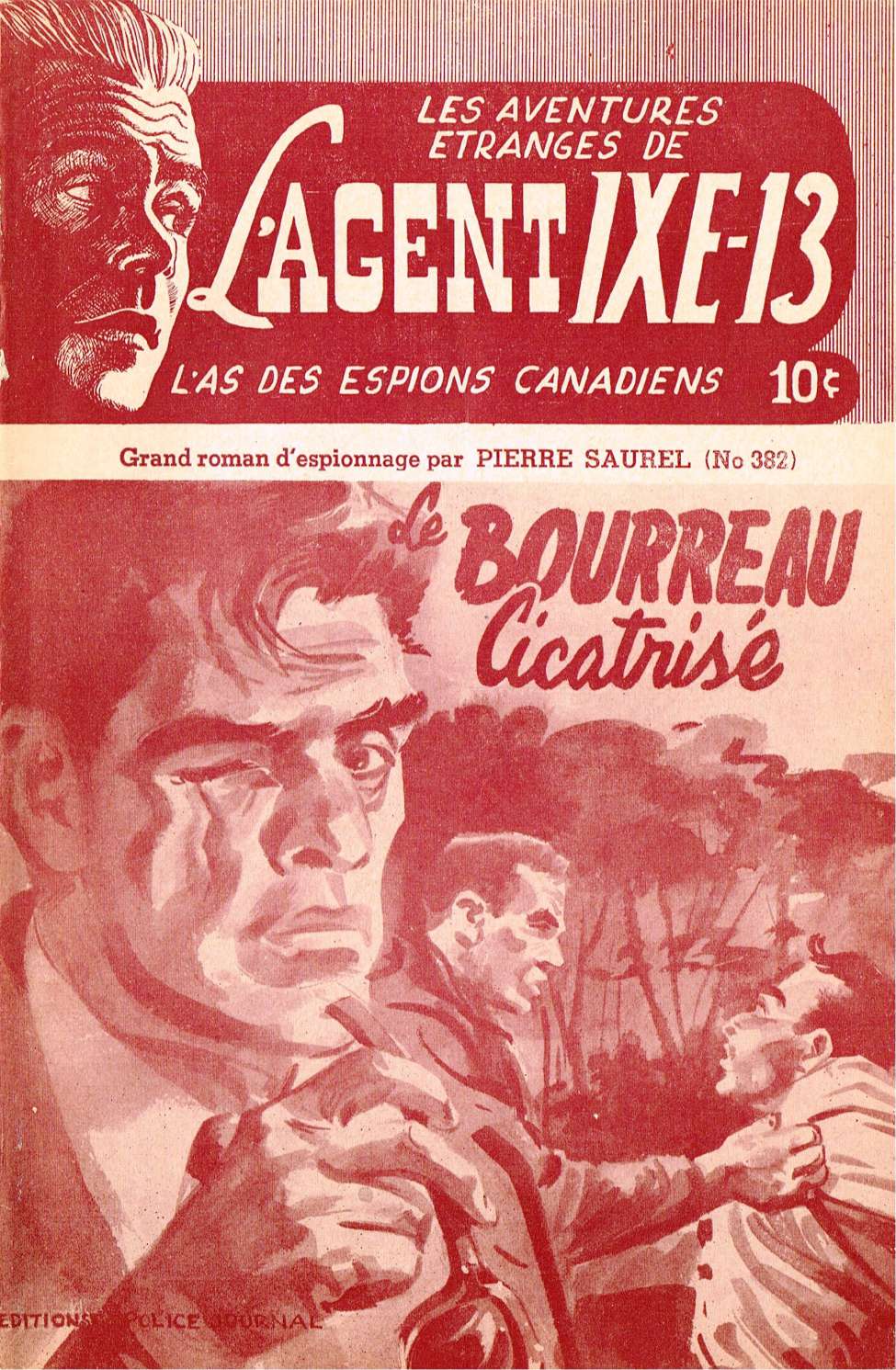 Book Cover For L'Agent IXE-13 v2 382 - Le bourreau cicatrisé