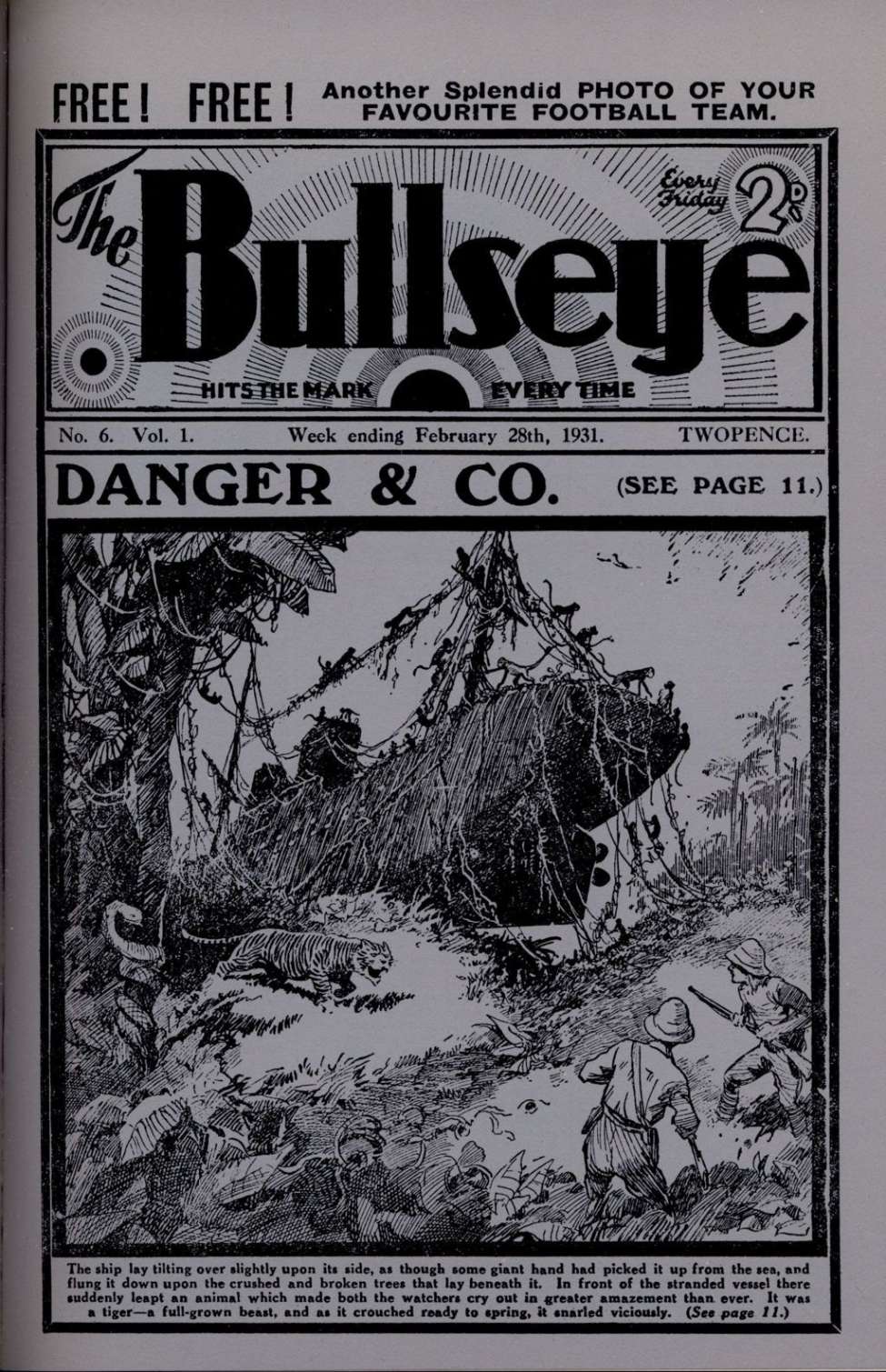 Comic Book Cover For The Bullseye v1 6 - Danger & Co.