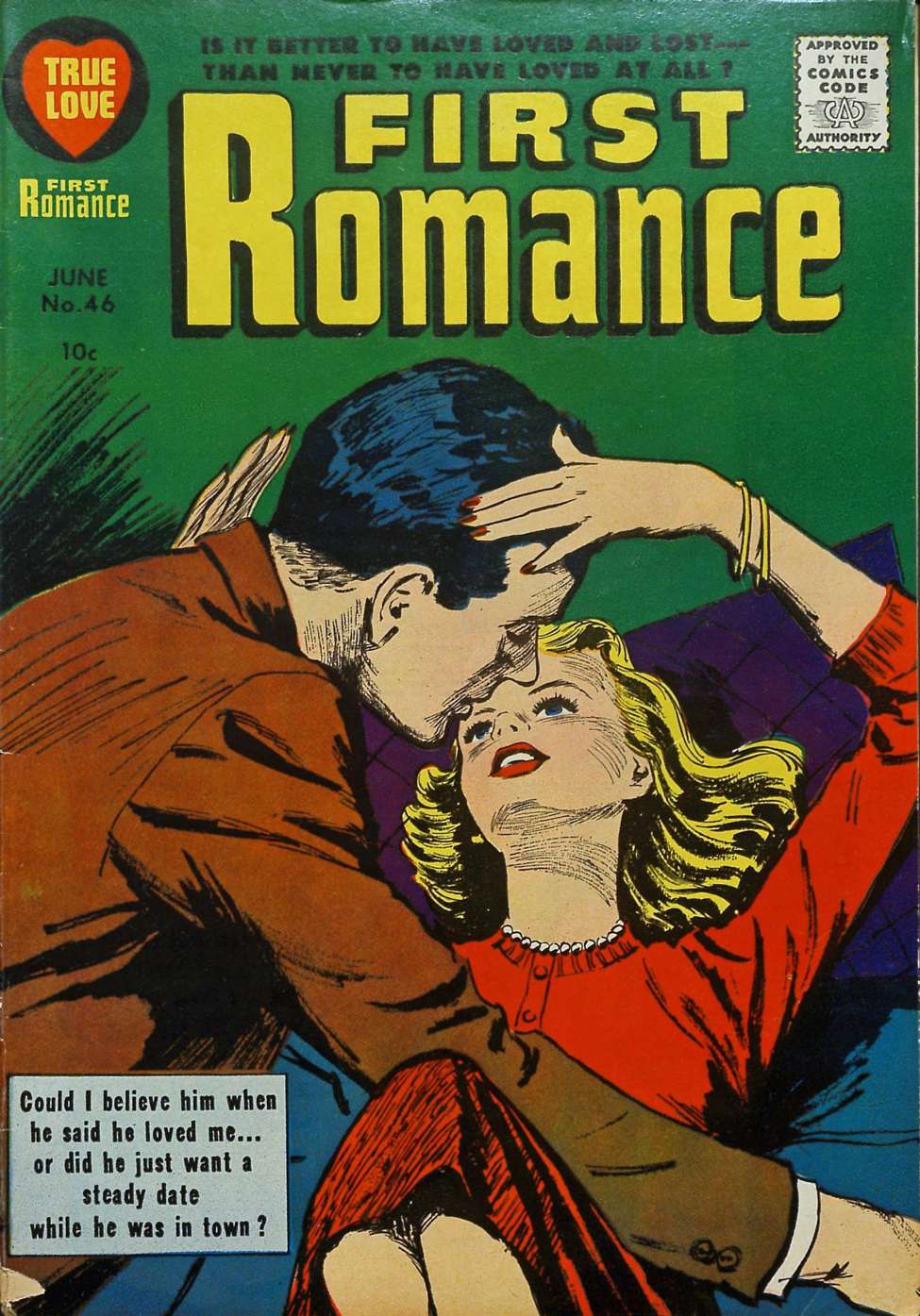 Book Cover For First Romance Magazine 46