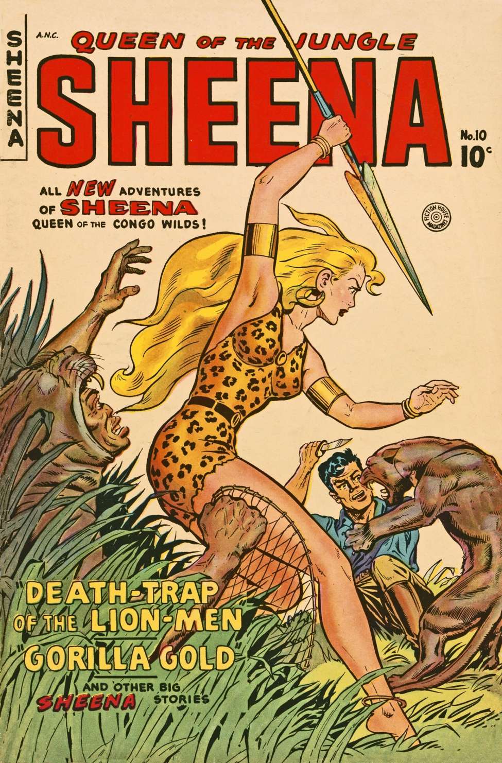 Comic Book Cover For Sheena, Queen of the Jungle 10 - Version 1