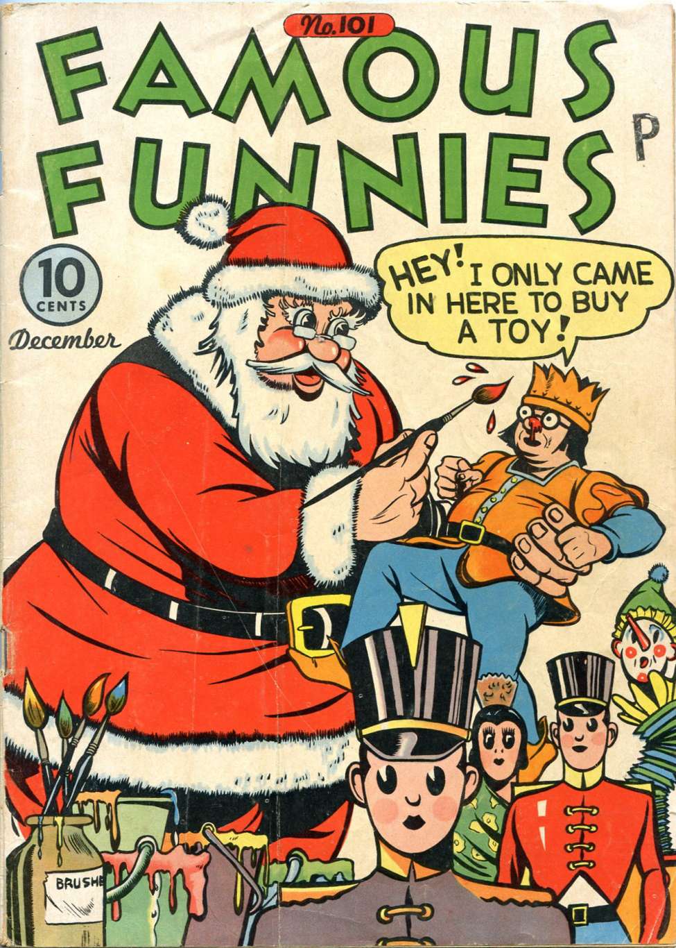 Comic Book Cover For Famous Funnies 101
