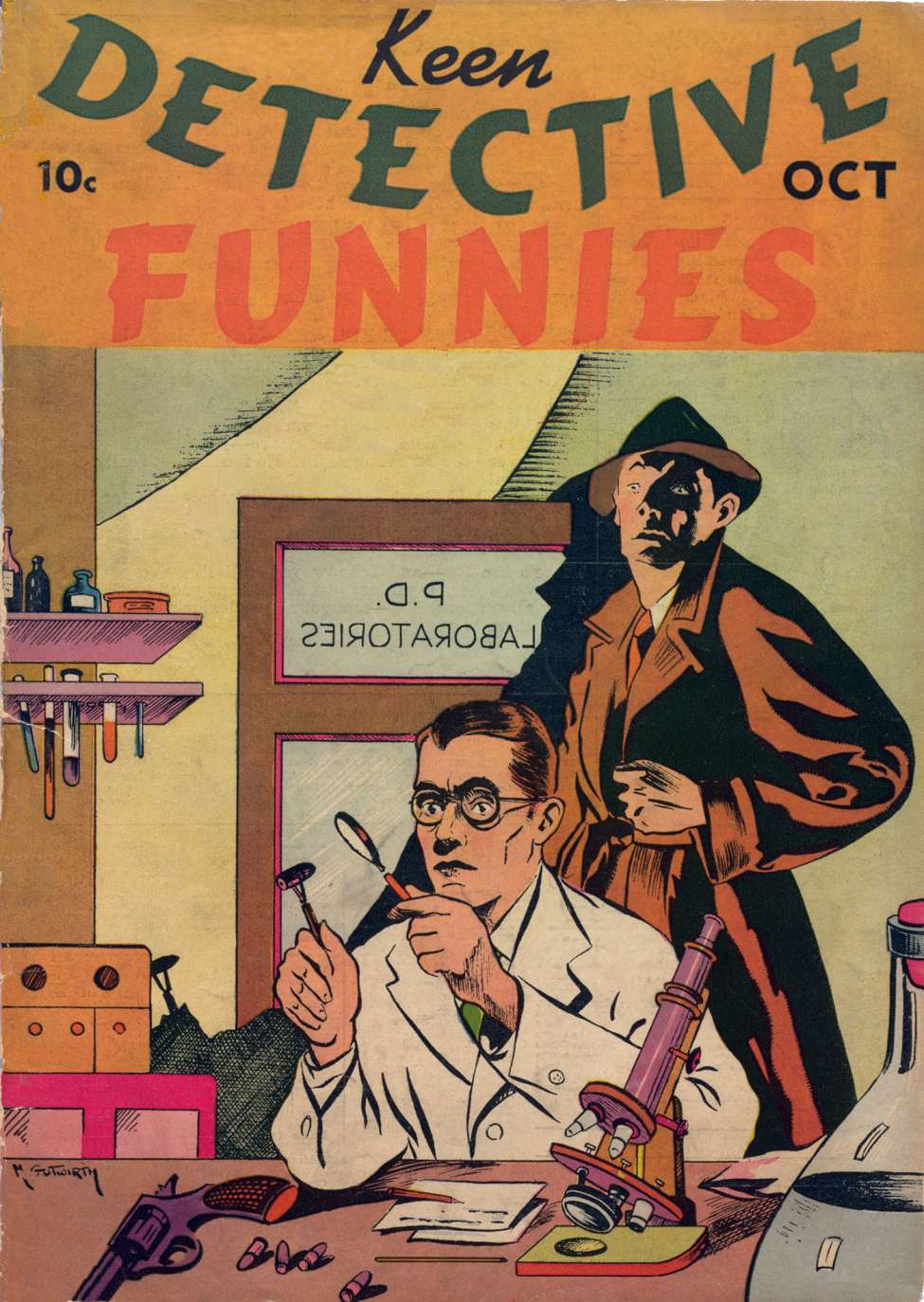 Comic Book Cover For Keen Detective Funnies 3 v1 10