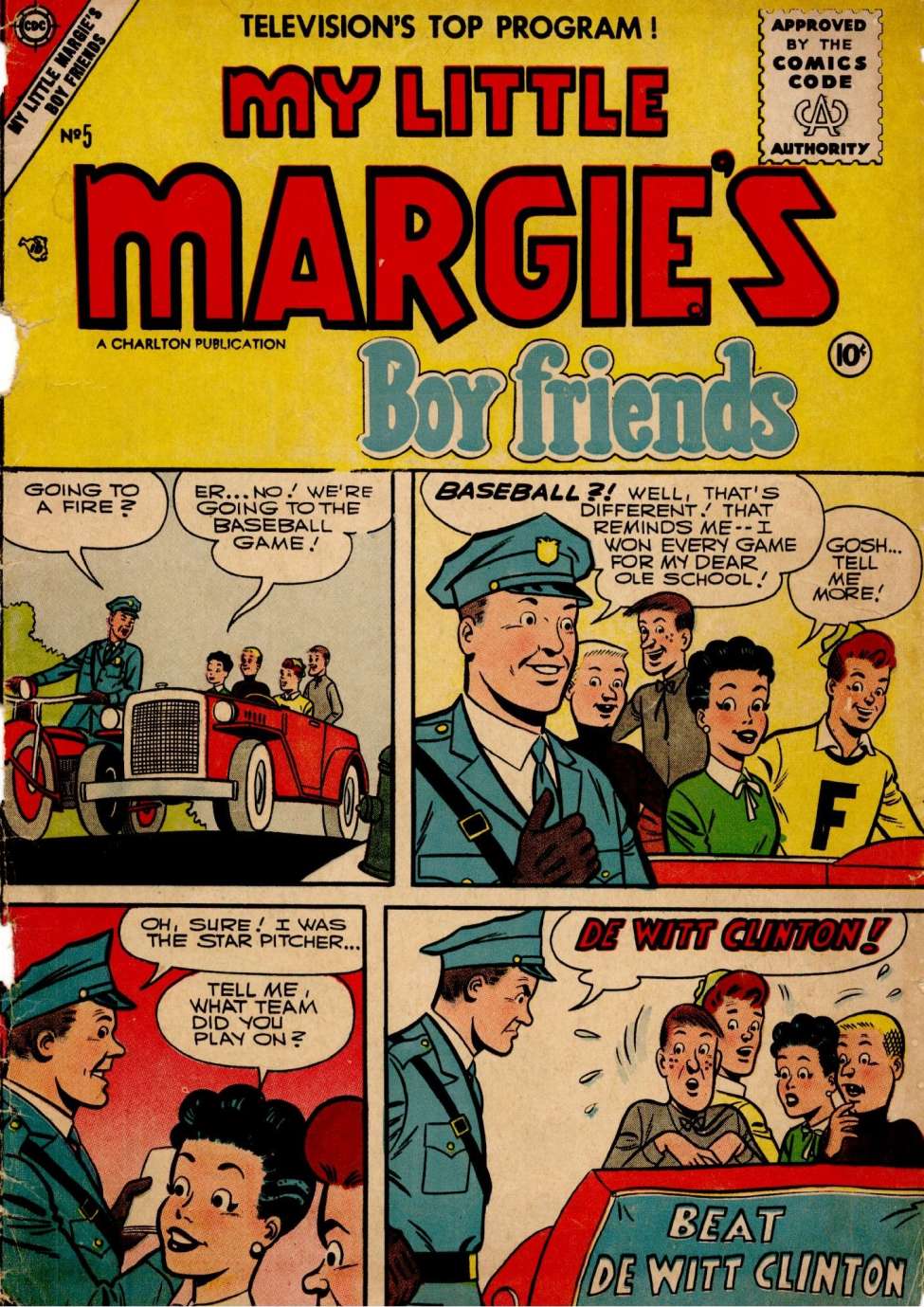 Comic Book Cover For My Little Margie's Boyfriends 5