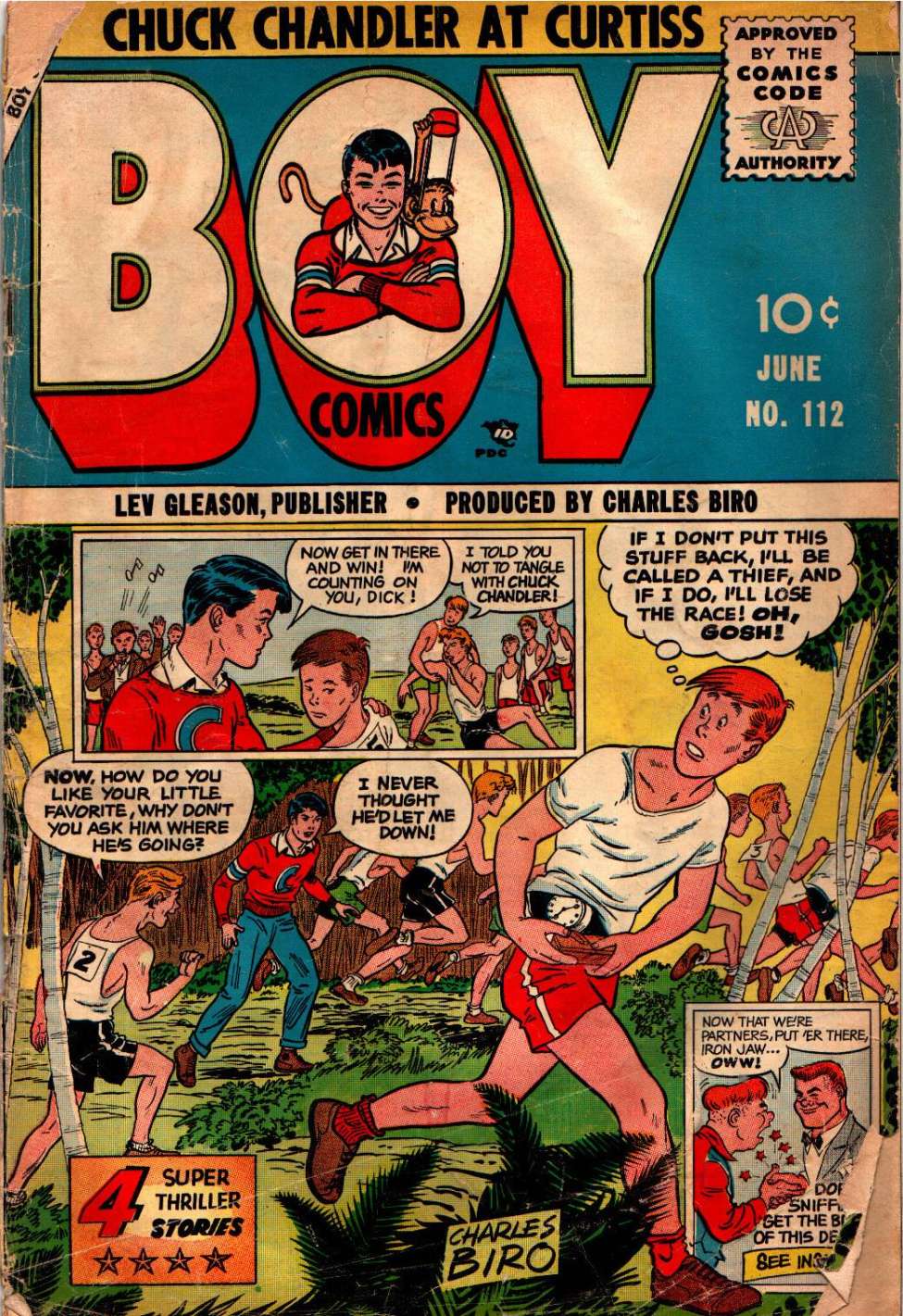 Comic Book Cover For Boy Comics 112