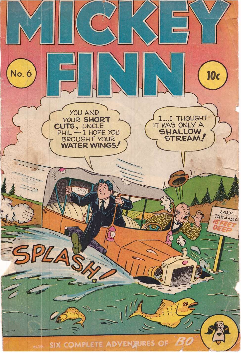 Comic Book Cover For Mickey Finn 6