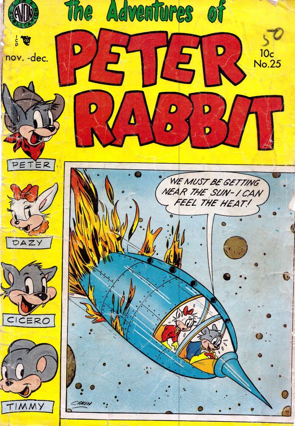 Comic Book Cover For Peter Rabbit 25
