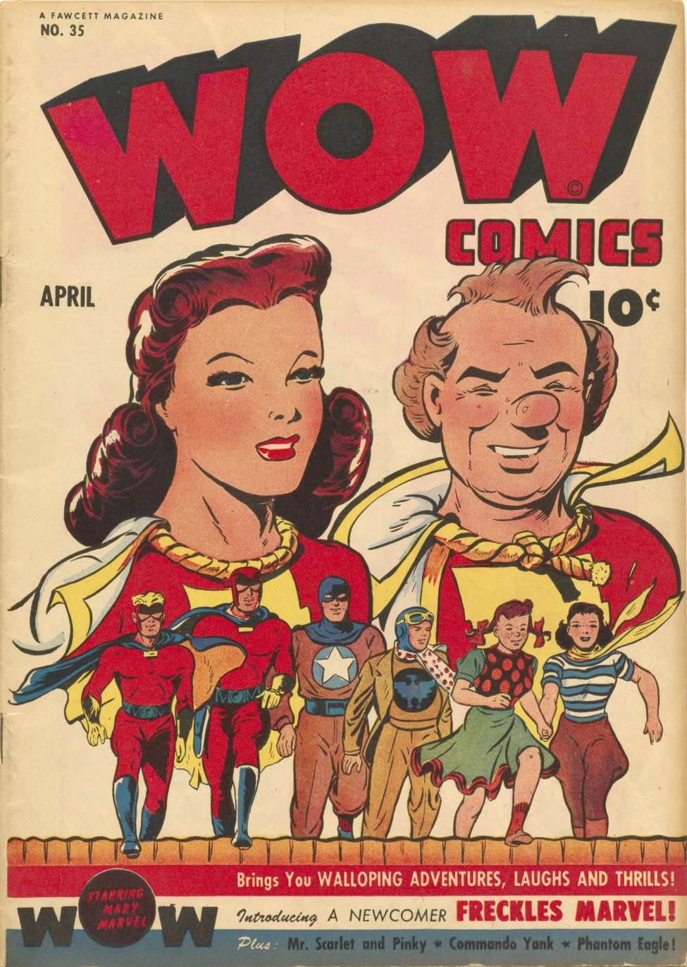 Book Cover For Wow Comics 35