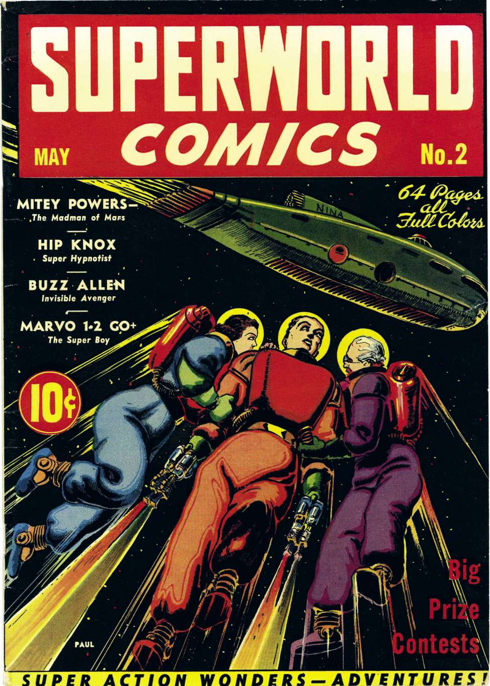 Book Cover For Superworld Comics 2