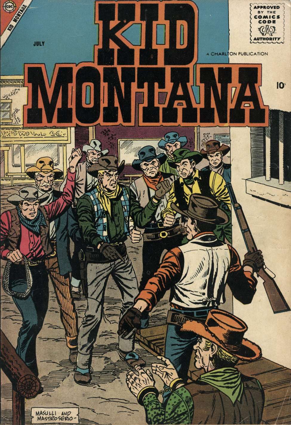 Comic Book Cover For Kid Montana 13