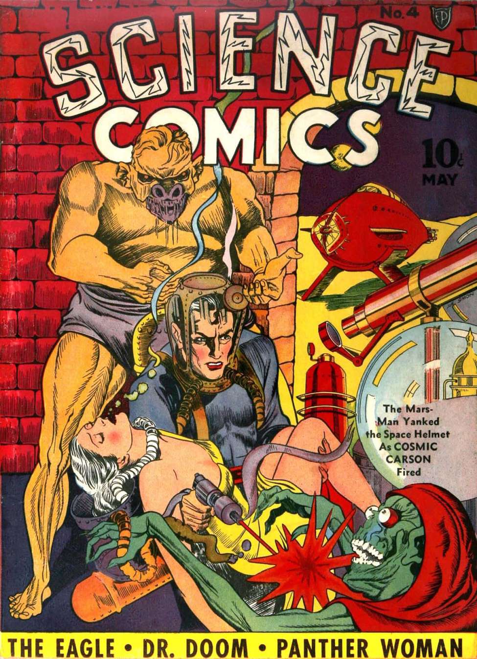 Comic Book Cover For Science Comics 4