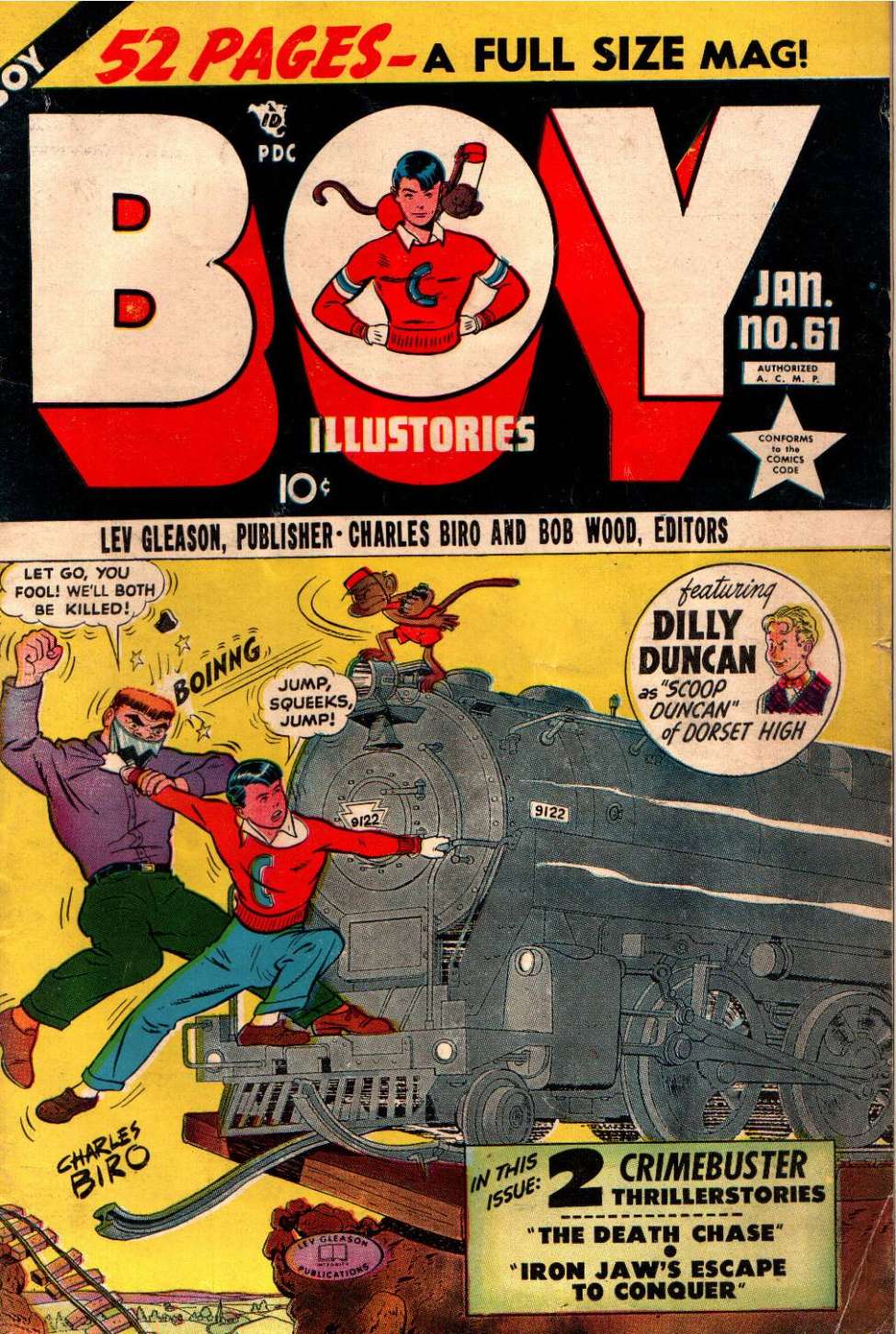 Comic Book Cover For Boy Comics 61