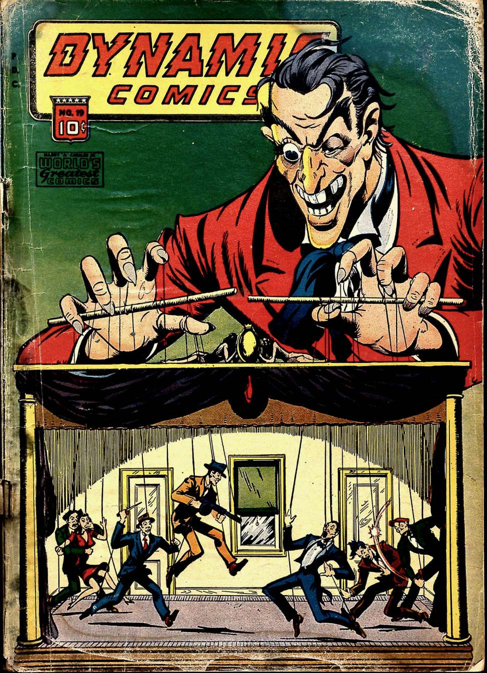 Comic Book Cover For Dynamic Comics 19