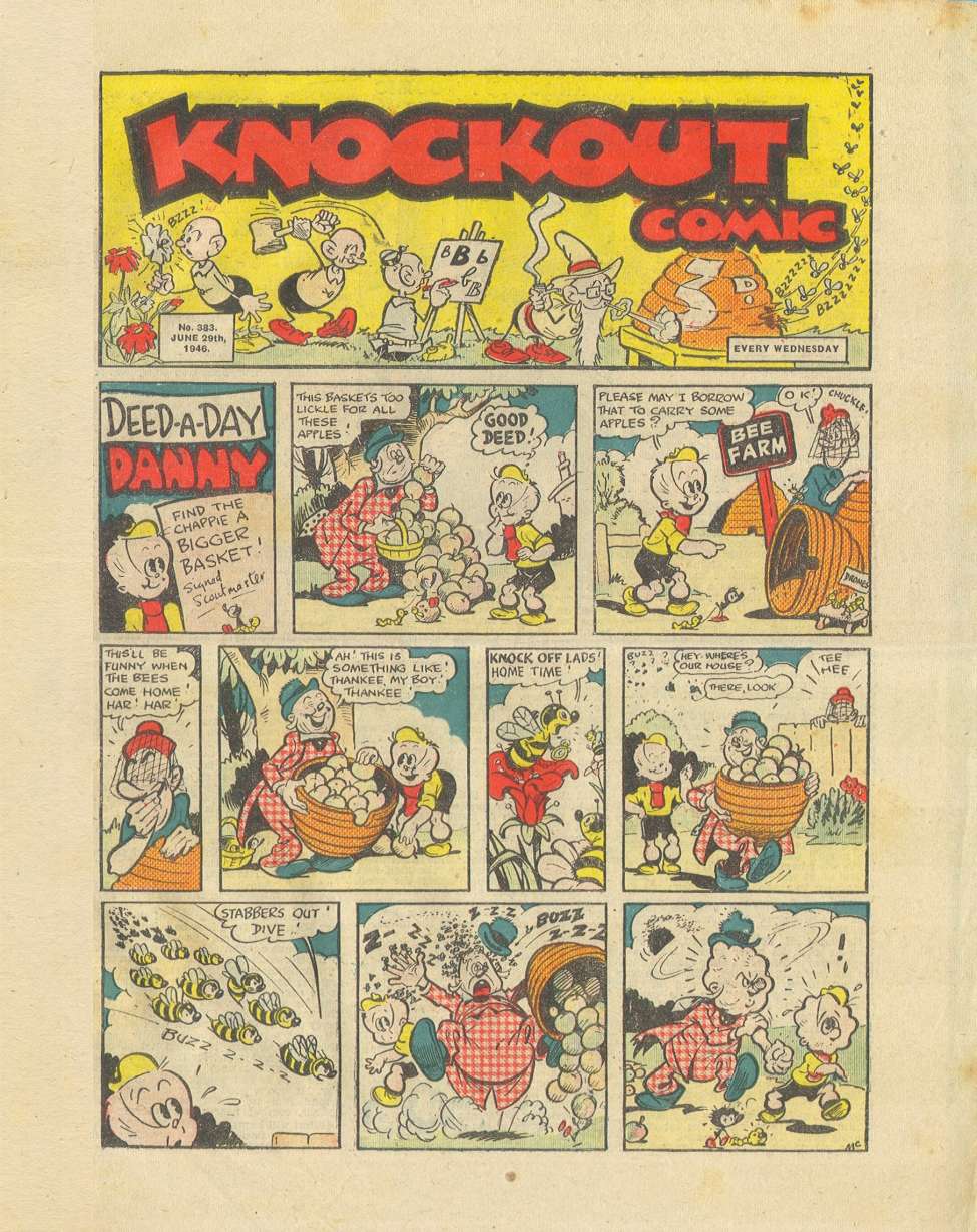 Comic Book Cover For Knockout 383
