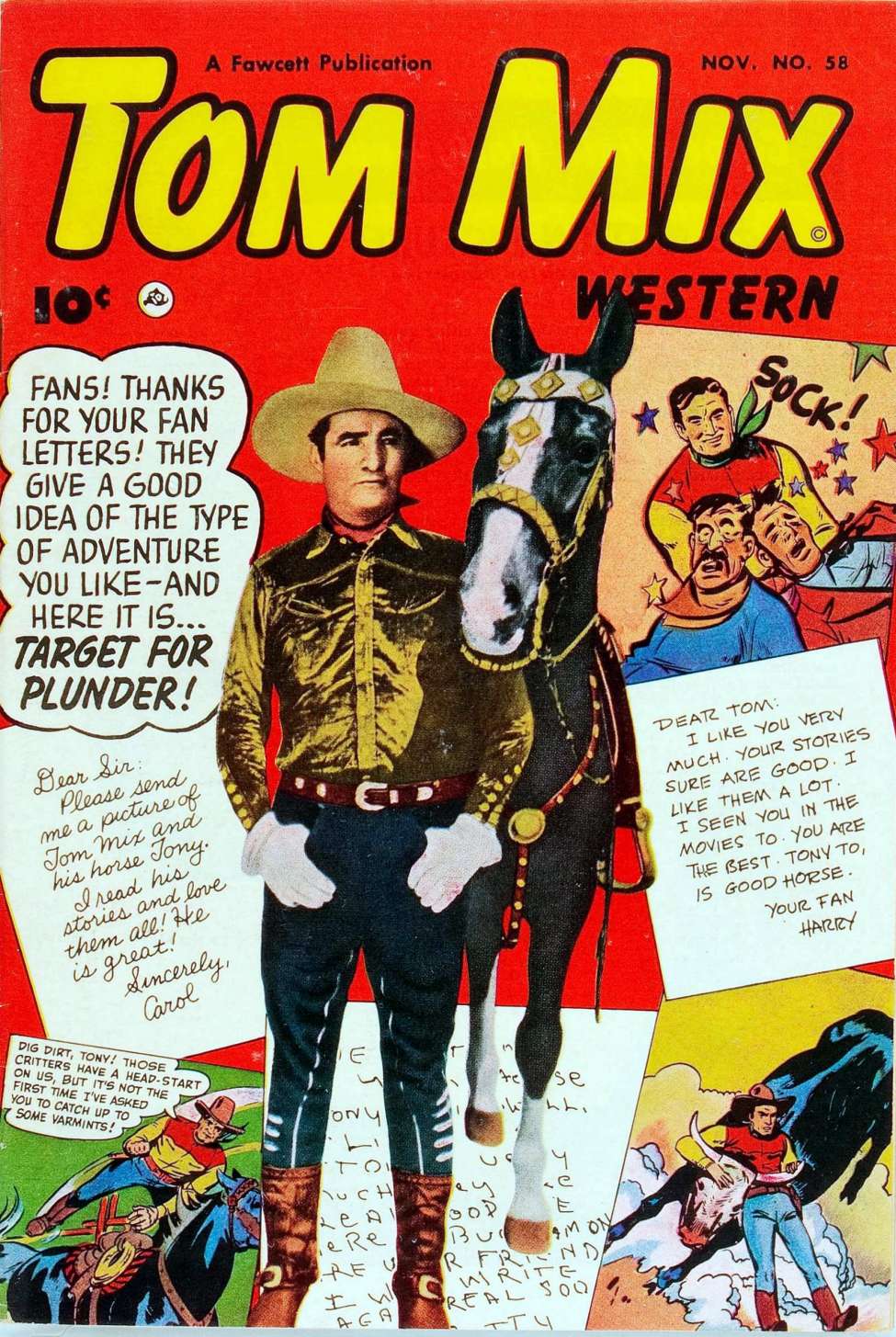 Book Cover For Tom Mix Western 58