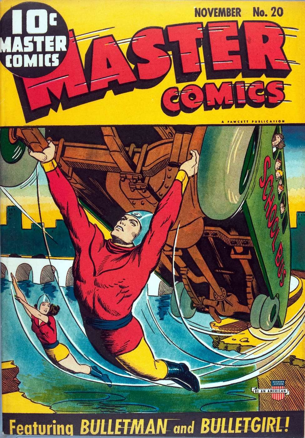 Comic Book Cover For Master Comics 20