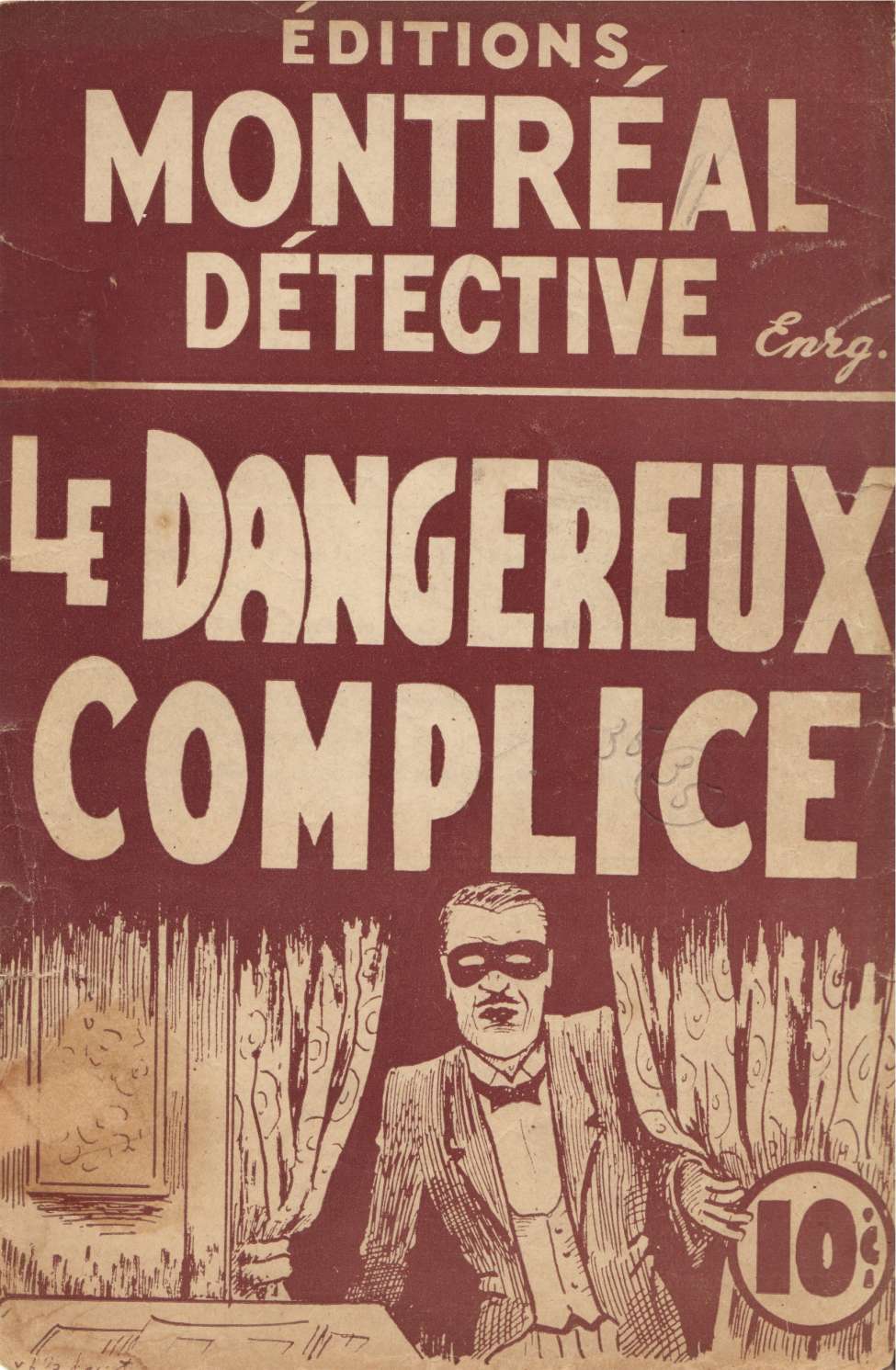 Comic Book Cover For Domino Noir v1 8 - Le dangereux complice
