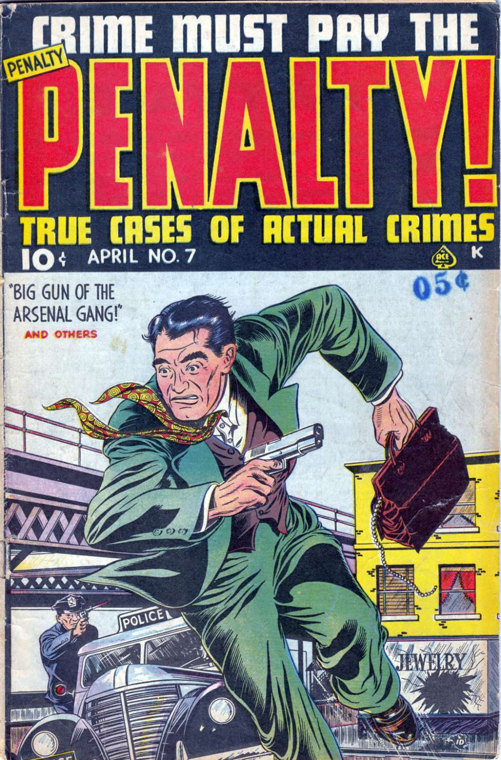 Comic Book Cover For Crime Must Pay the Penalty 7