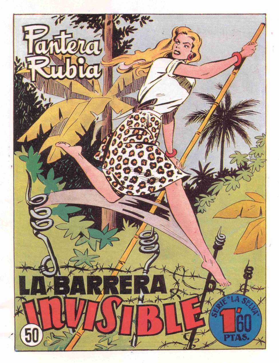 Comic Book Cover For Pantera Rubia 38 - La Barrera Invisible