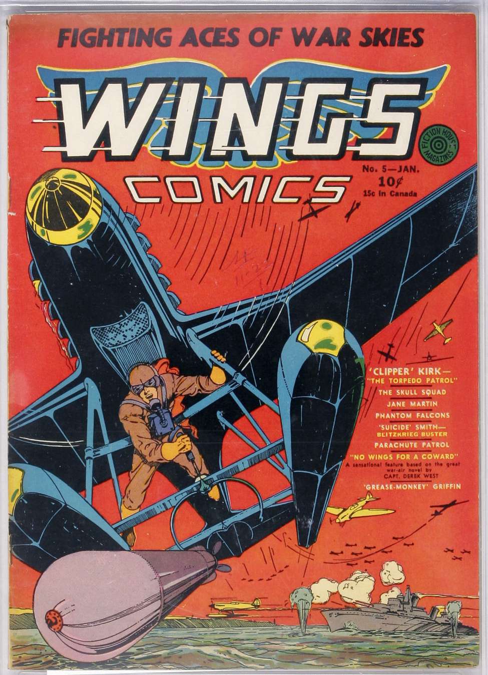Comic Book Cover For Wings Comics 5