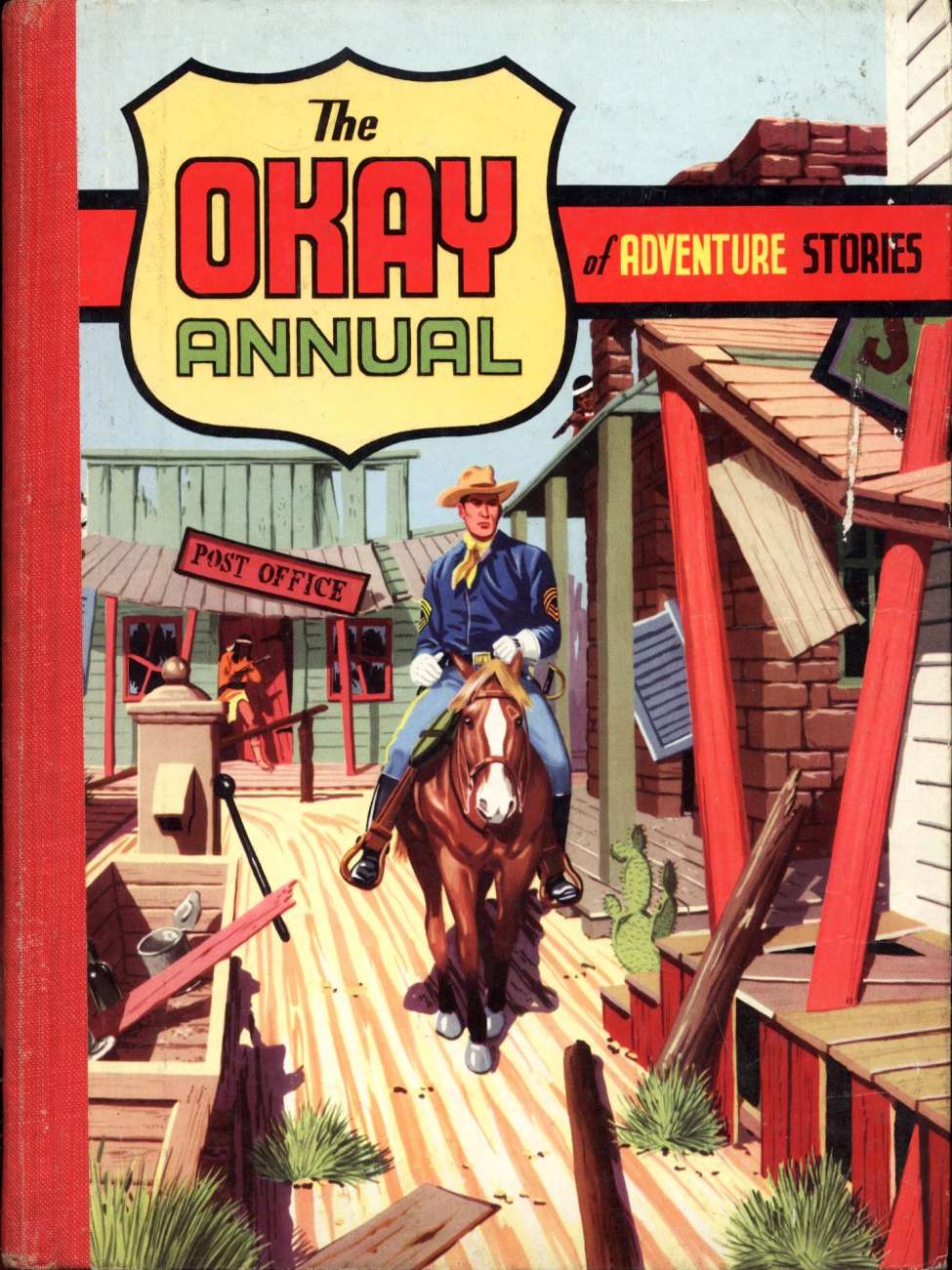 Comic Book Cover For Okay Annual of Adventure Stories 2