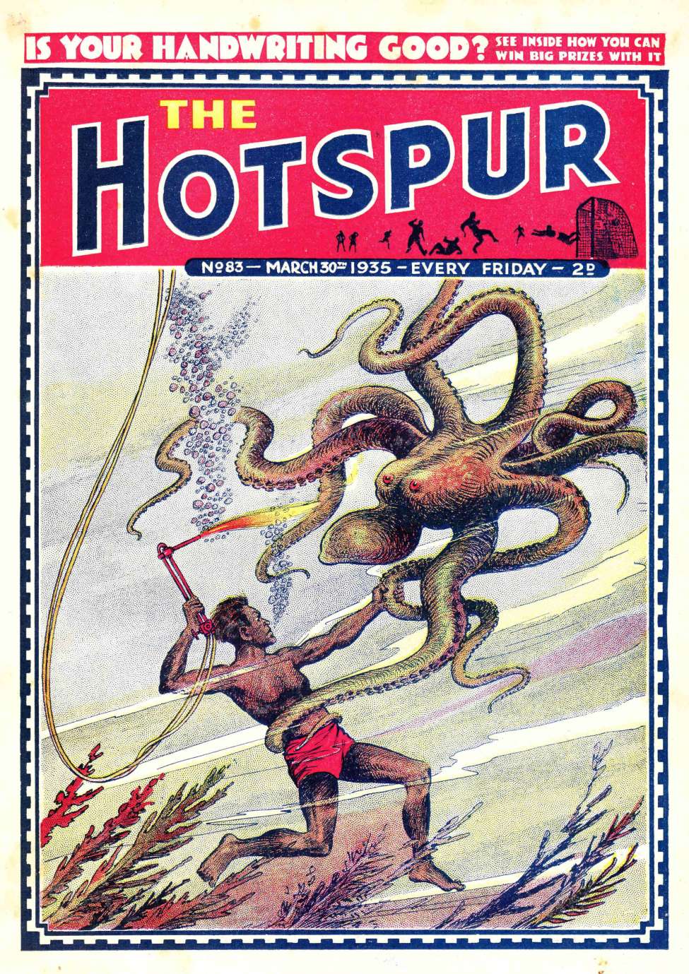 Comic Book Cover For The Hotspur 83