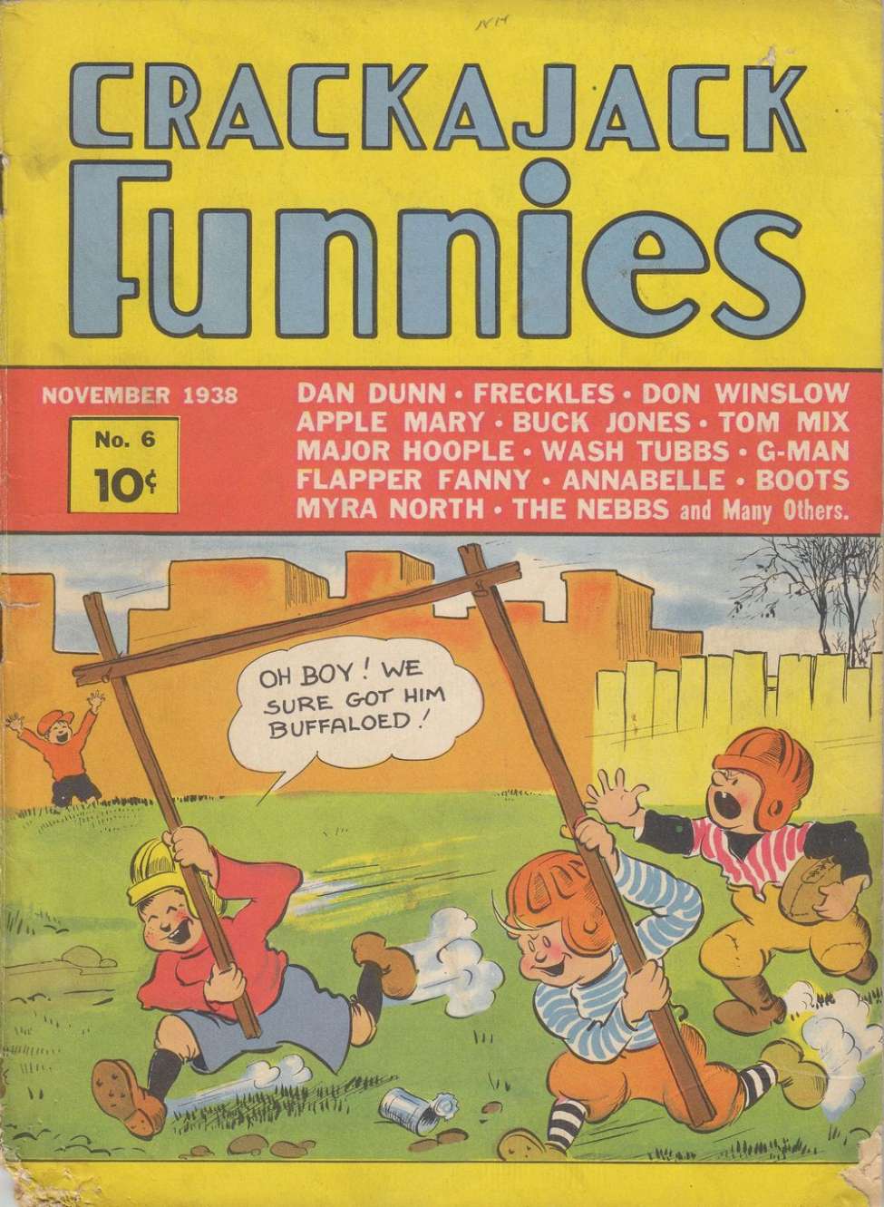 Comic Book Cover For Crackajack Funnies 6
