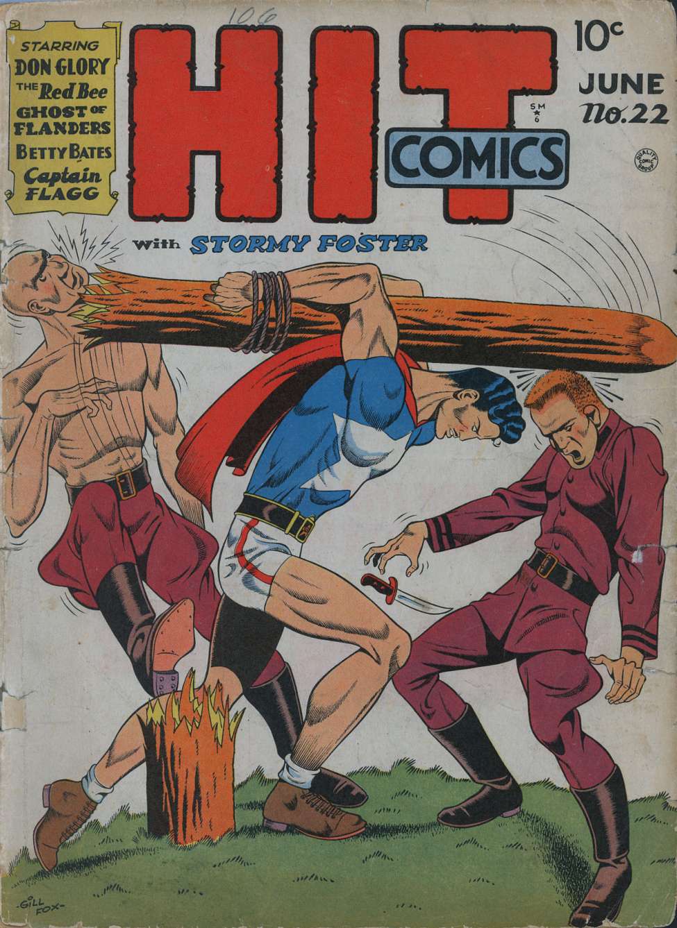Comic Book Cover For Hit Comics 22