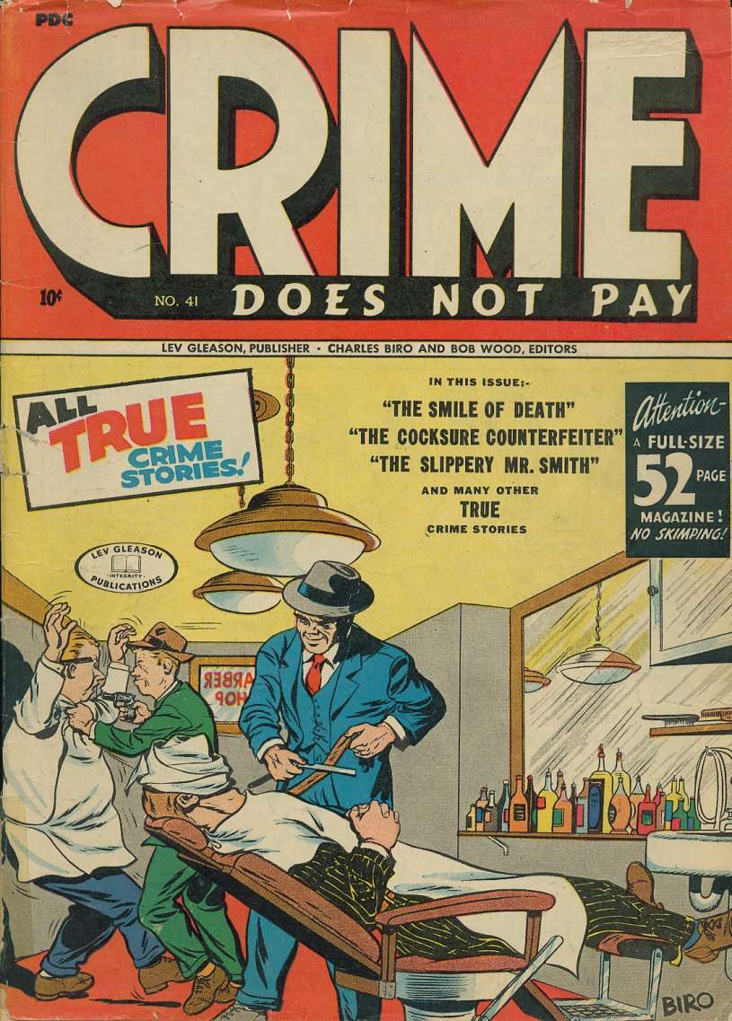 Comic Book Cover For Crime Does Not Pay 41