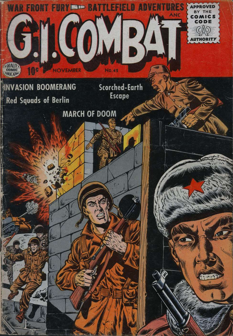 Comic Book Cover For G.I. Combat 42