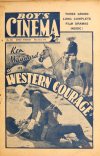 Cover For Boy's Cinema 858 - Western Courage - Ken Maynard