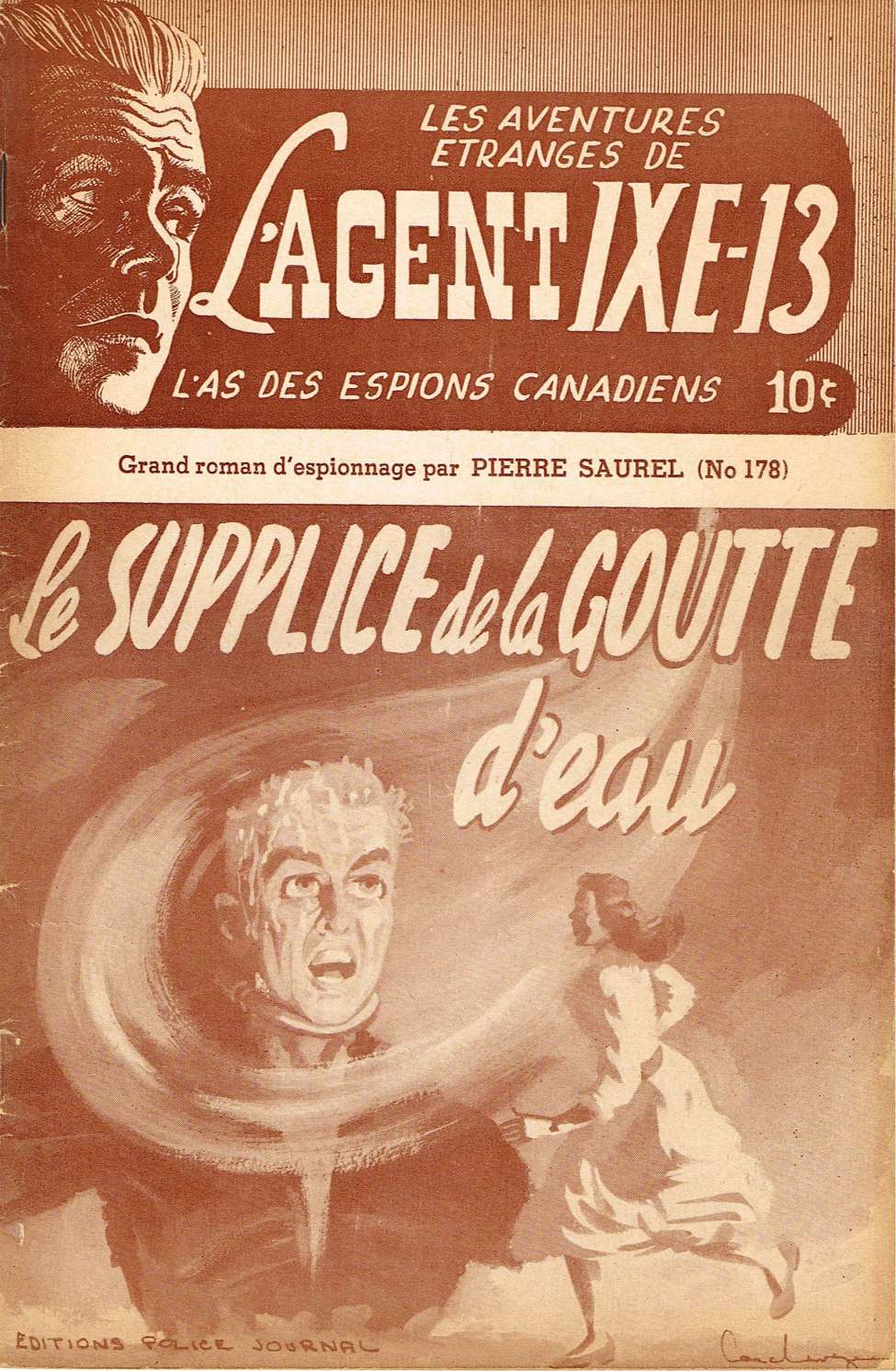 Book Cover For L'Agent IXE-13 v2 178 - Le supplice de la goutte d'eau