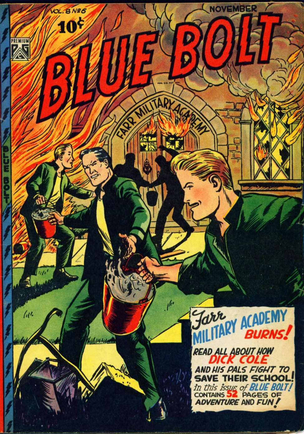 Comic Book Cover For Blue Bolt v8 6