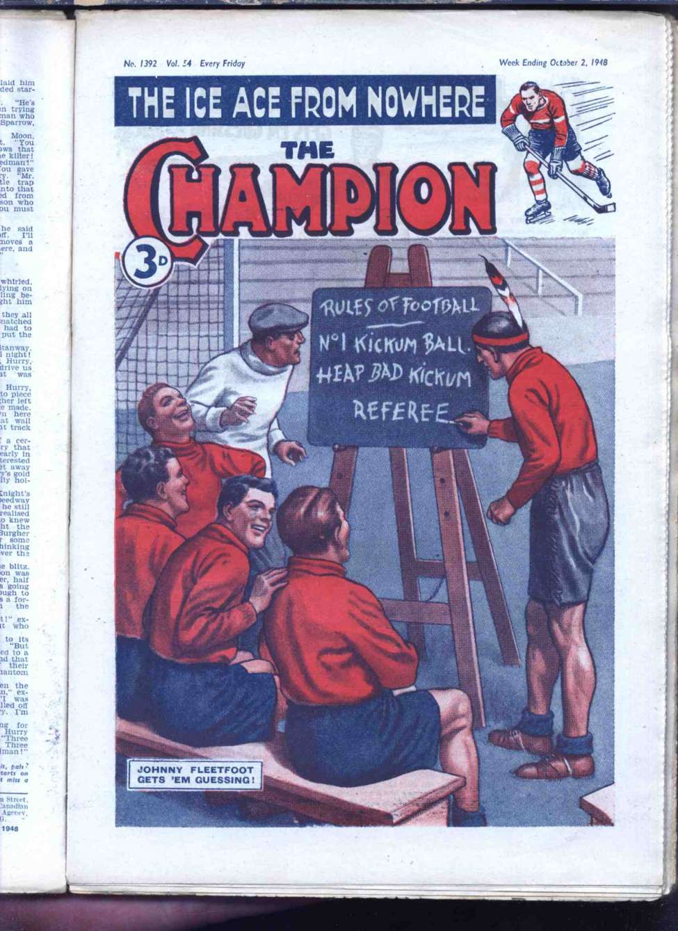 Comic Book Cover For The Champion 1392