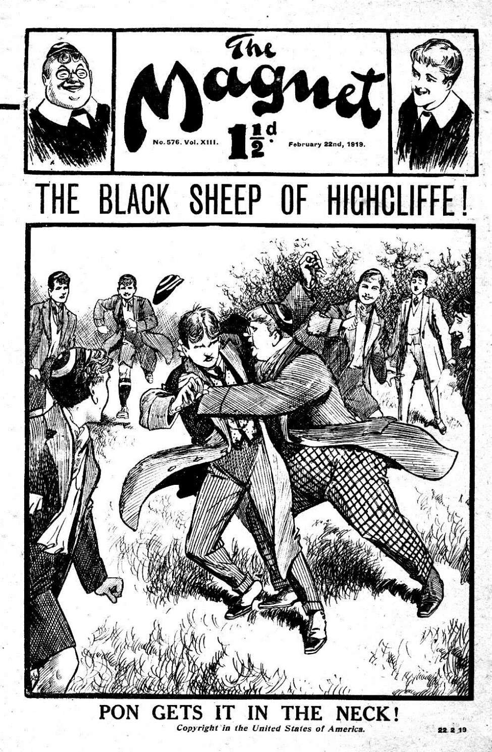 Book Cover For The Magnet 576 - The Black Sheep of Highcliffe