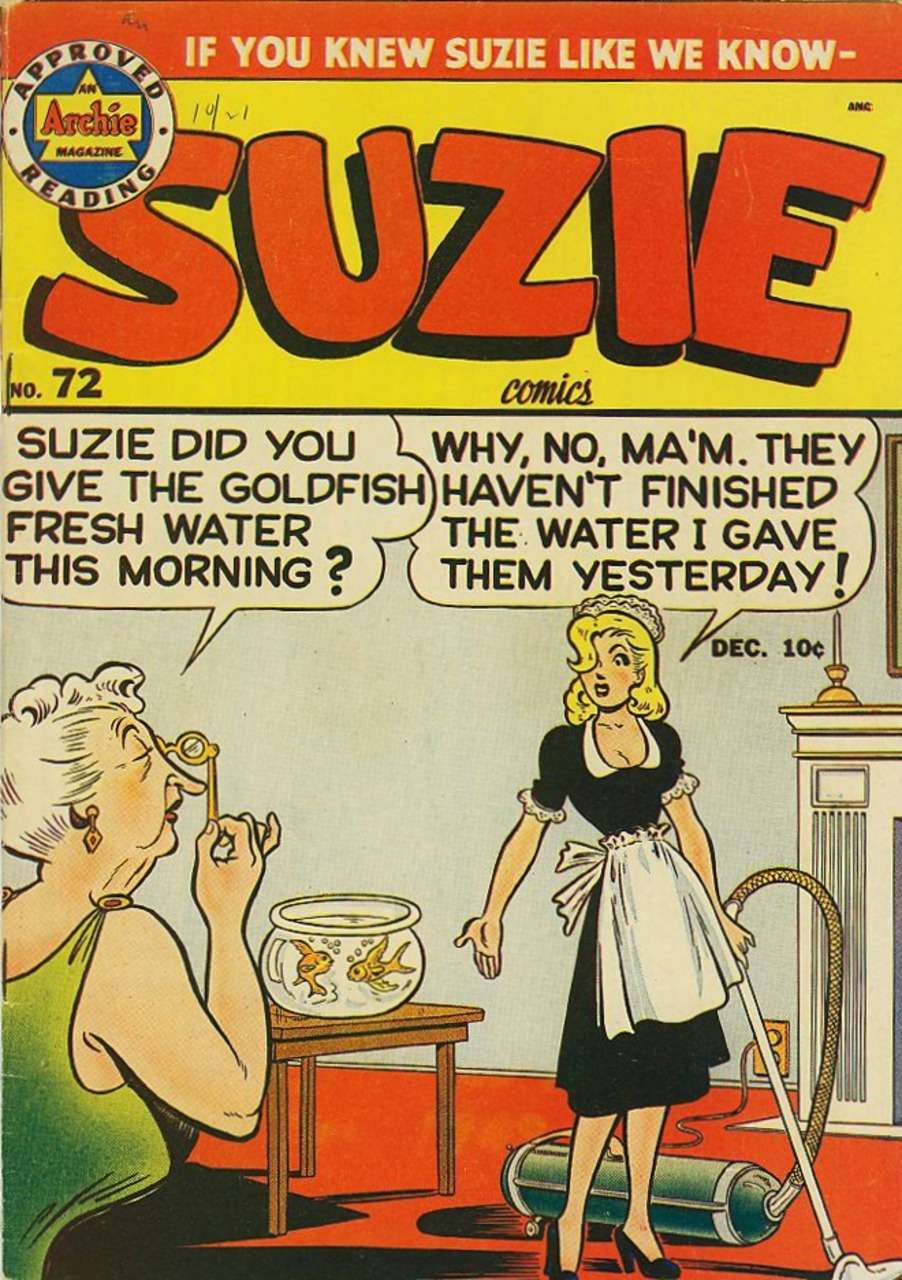 Book Cover For Suzie Comics 72