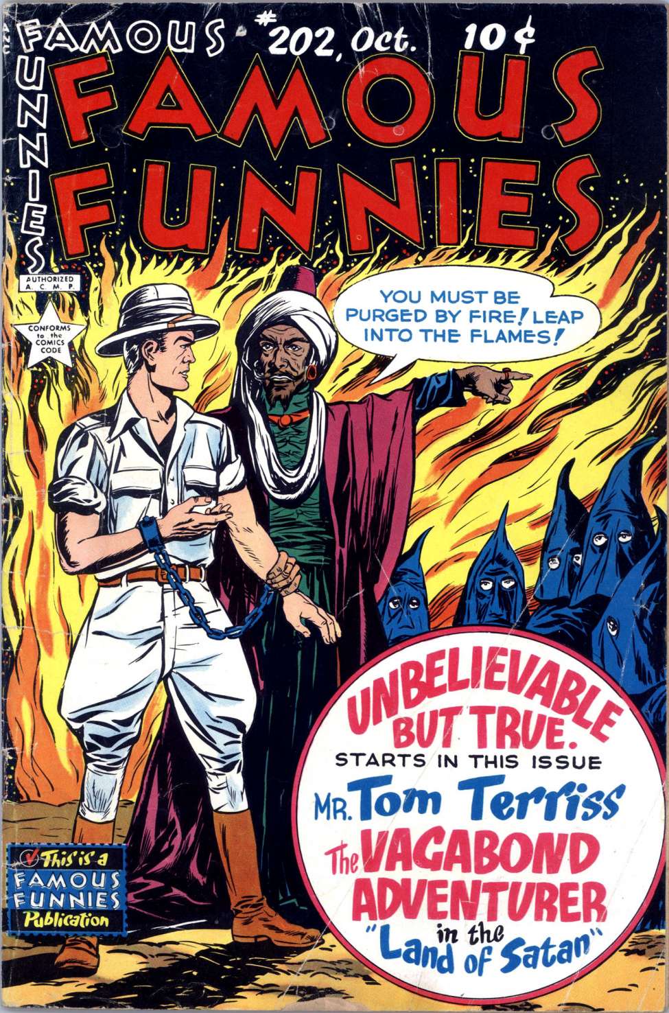 Comic Book Cover For Famous Funnies 202