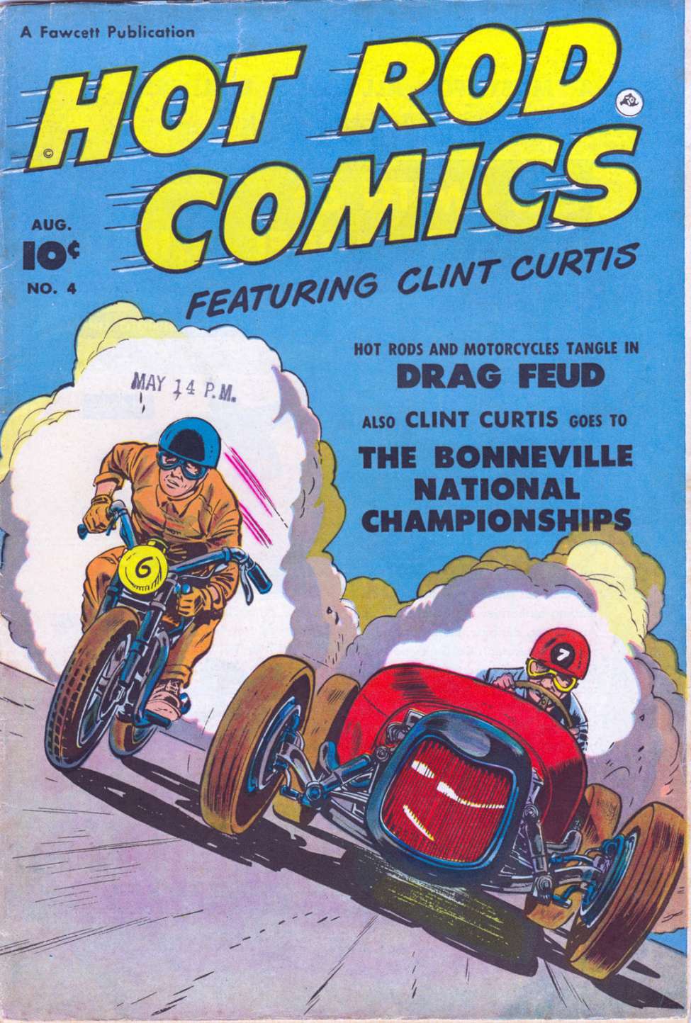 Comic Book Cover For Hot Rod Comics 4