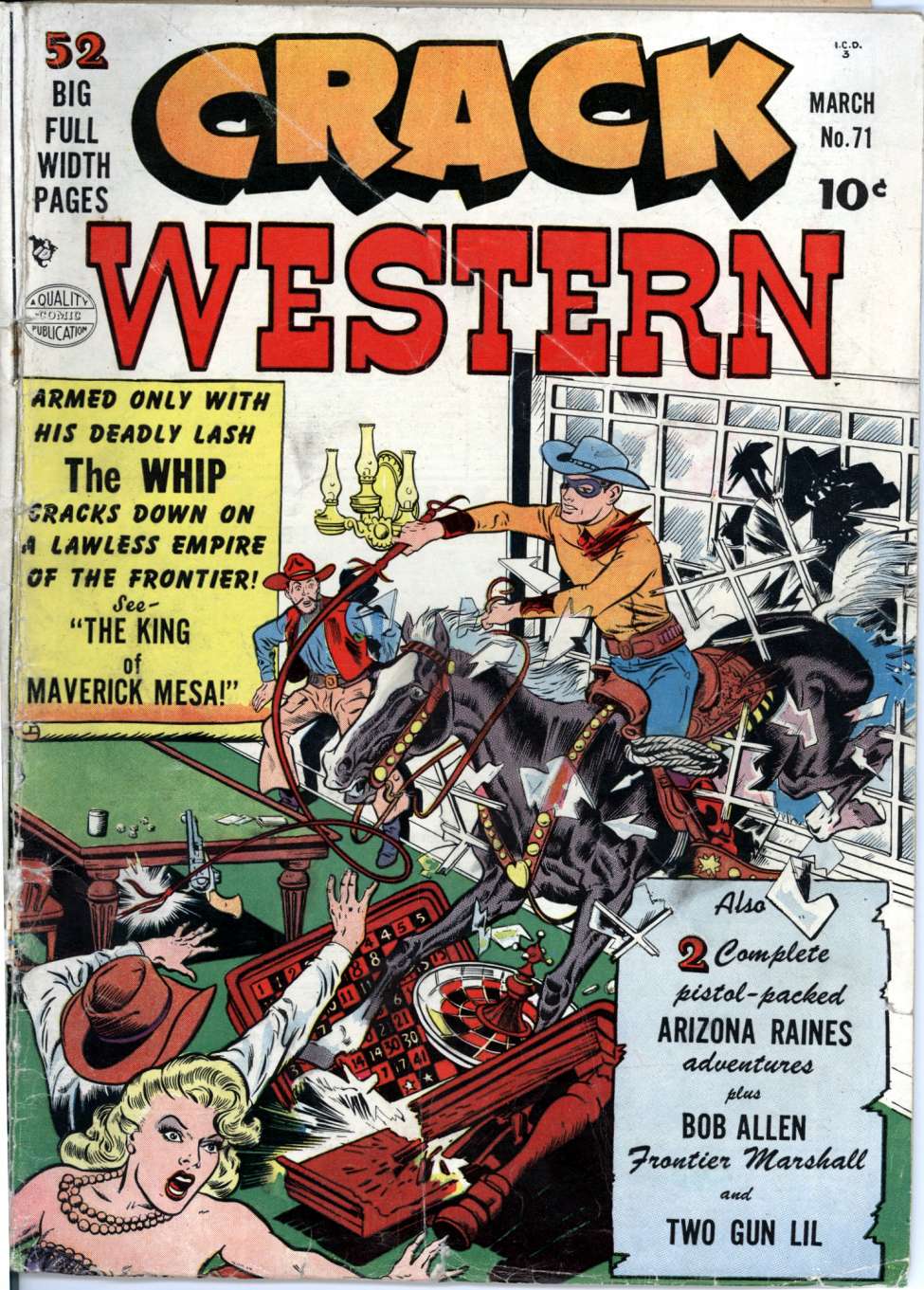 Comic Book Cover For Crack Western 71