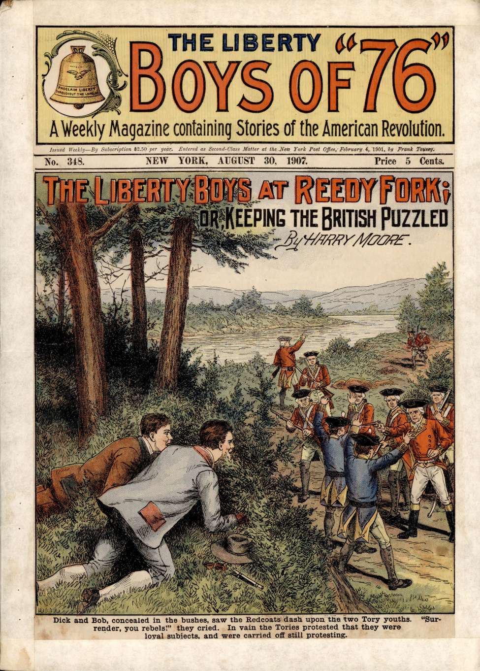 Book Cover For The Liberty Boys of 76 348 - The Liberty Boys at Reedy Fork