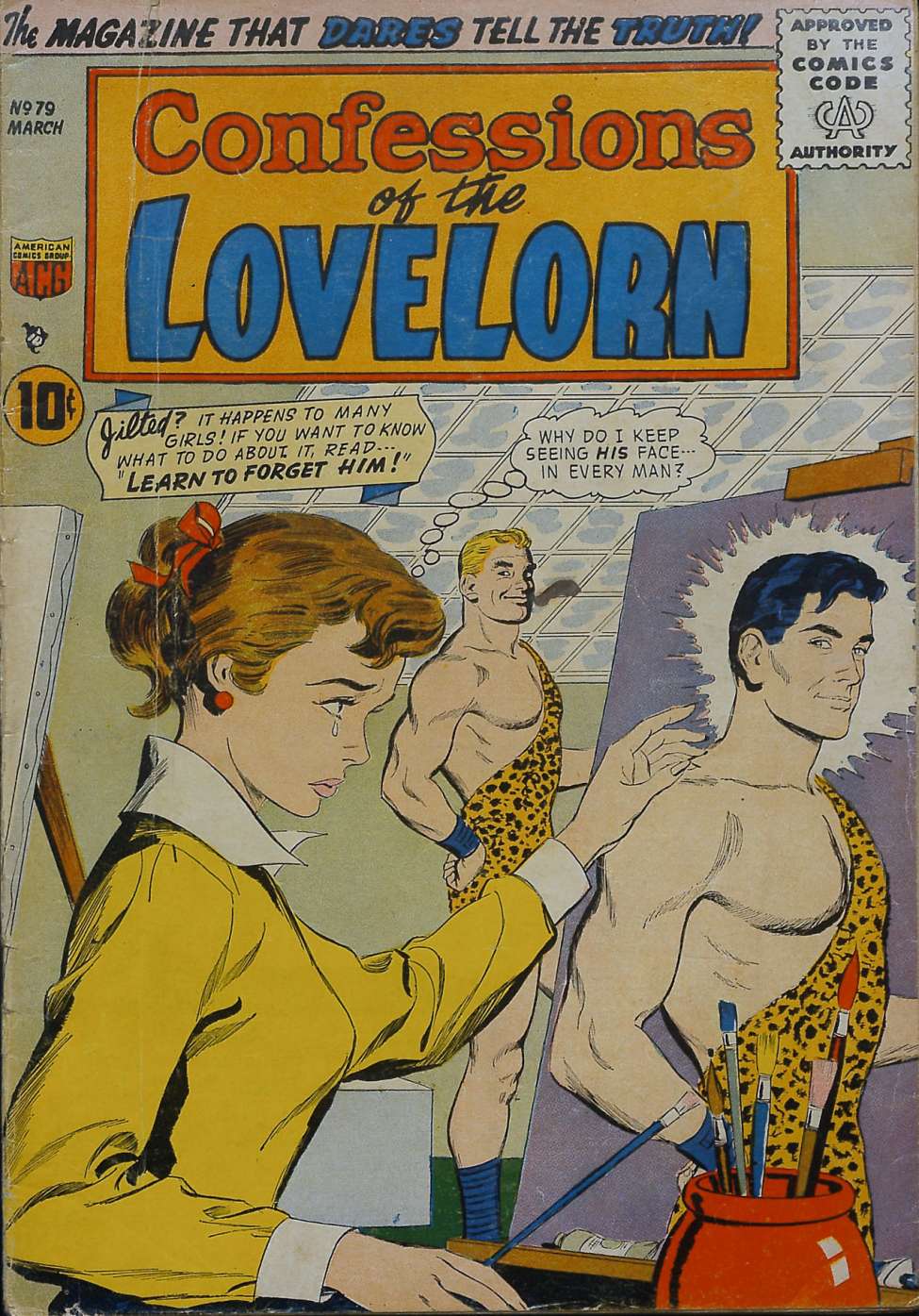 Comic Book Cover For Confessions of the Lovelorn 79 - Version 1
