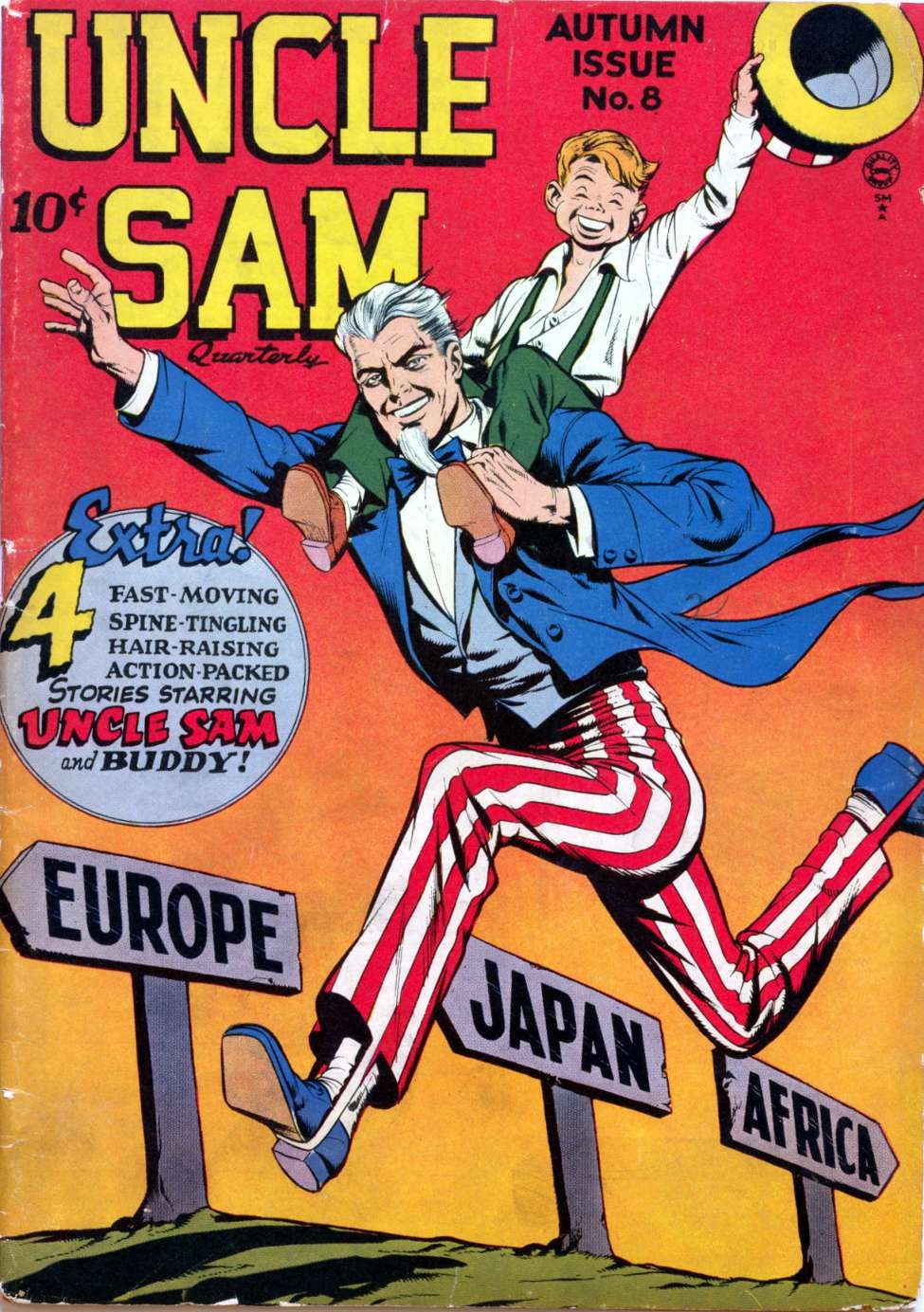 Comic Book Cover For Uncle Sam Quarterly 8
